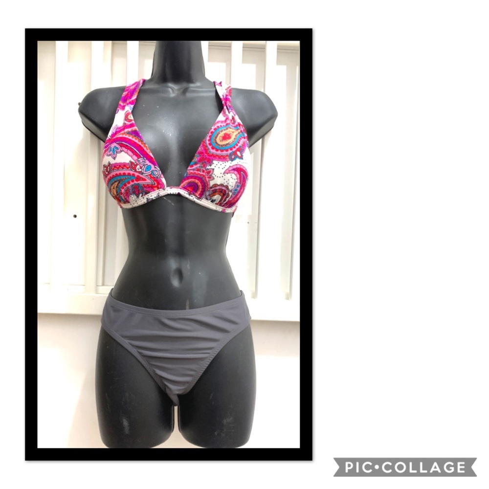 Gianni Bini Paisley print bikini top & bottom!
